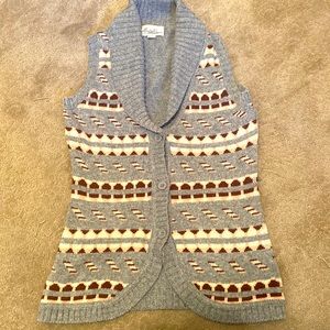 Button down sweater vest